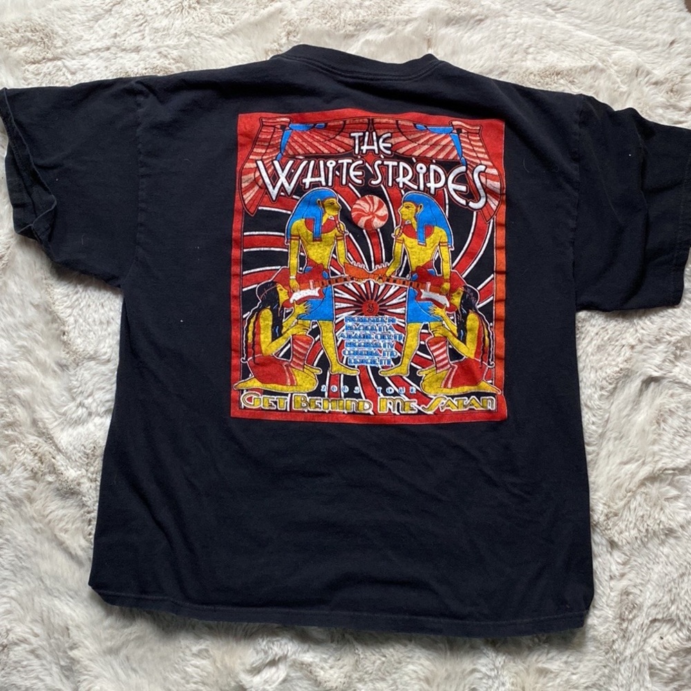 The White Stripes Get Behind Me Satan. Rare shirt. 2005 Tour.